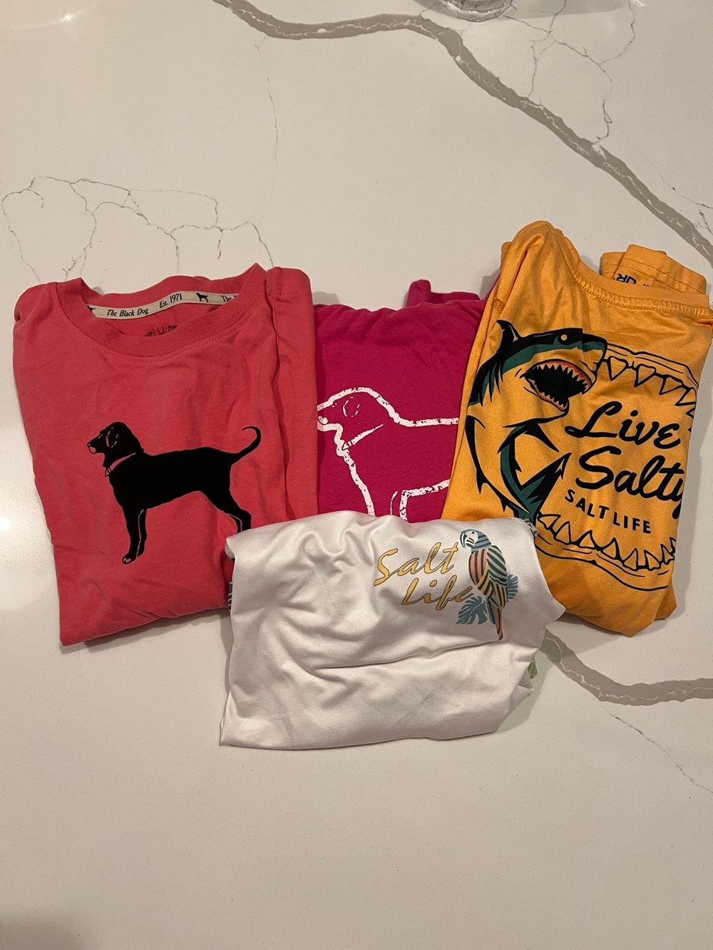 Size XS Long Sleeve Shirt Bundle Salt Life & Black Dog